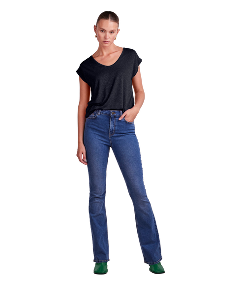 Billo Tee Lurex Stripes Jrs Bc - Sky Captain Multi Lurex