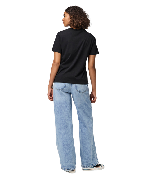 Ria Ss Solid Tee Jrs Bc - Black