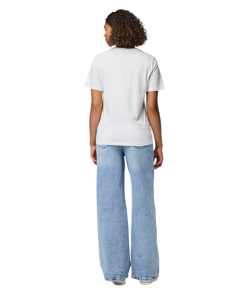 Ria Ss Solid Tee Jrs Bc - White