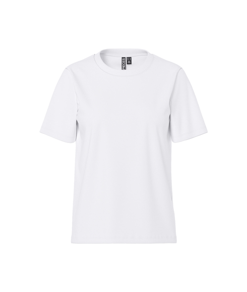 Ria Ss Solid Tee Jrs Bc - White