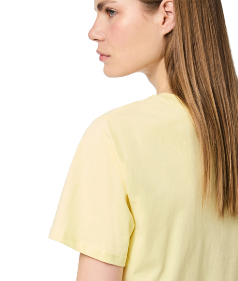 Ria Ss Solid Tee Jrs Bc - Yellow
