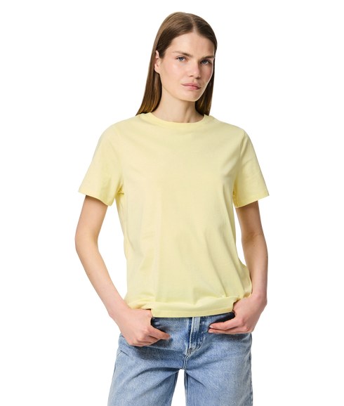 Ria Ss Solid Tee Jrs Bc - Yellow
