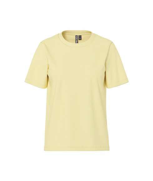 Ria Ss Solid Tee Jrs Bc - Yellow