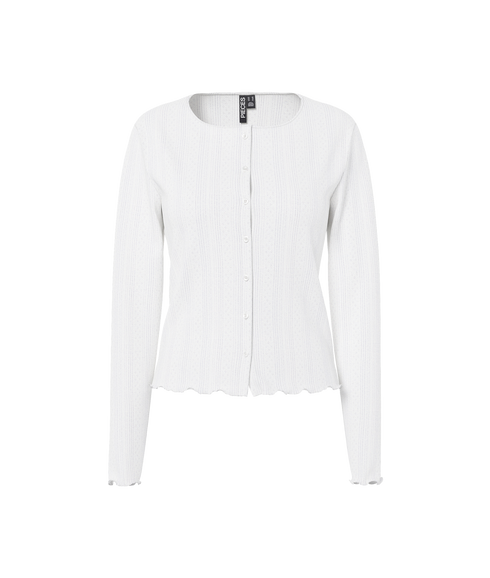 Marie Ls Poin Cardigan Jrs Bc - White