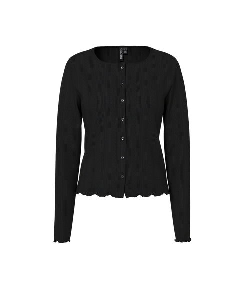 Marie Ls Poin Cardigan Jrs Bc - Black