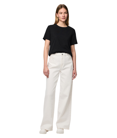 Selma Hw Wide Jeans - Bright White