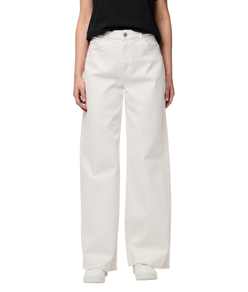 Selma Hw Wide Jeans - Bright White