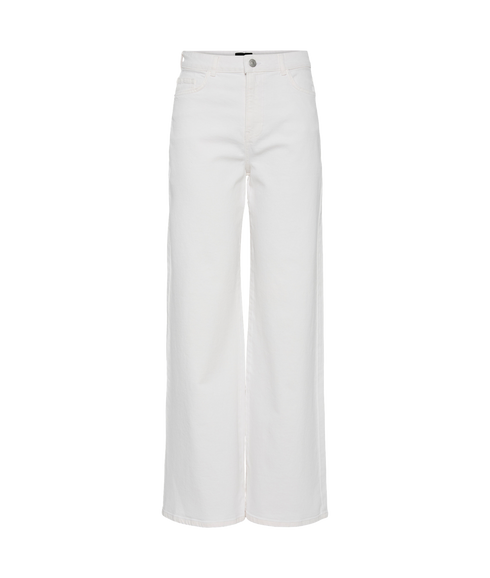 Selma Hw Wide Jeans - Bright White