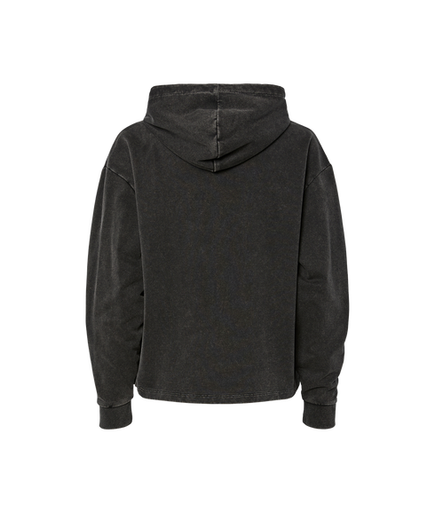 Chilli Ls Washed Sweat Hoodie Bc - Black