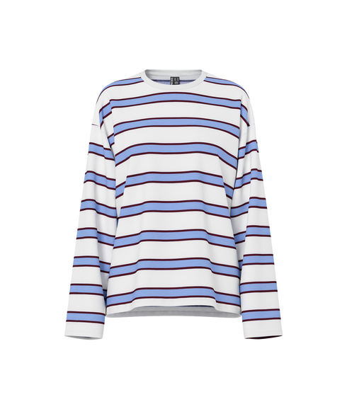 Mila Ls Loose Tee Jrs Bc - Blue