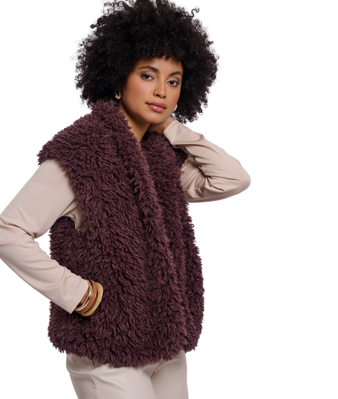 Freya Waistcoat - Chocolate Bean