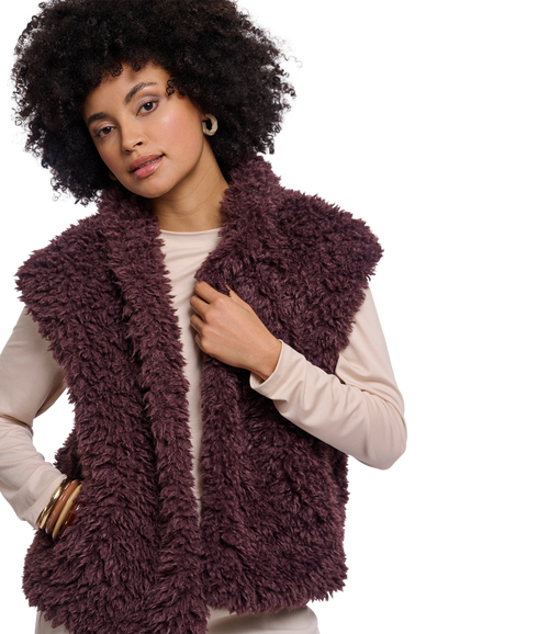 Freya Waistcoat - Chocolate Bean