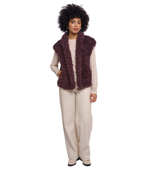 Freya Waistcoat - Chocolate Bean