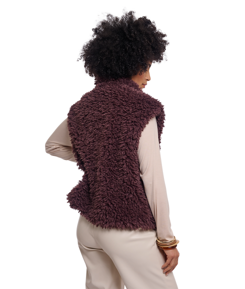 Freya Waistcoat - Chocolate Bean