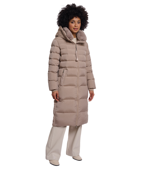Hudson Padded Coat - Mocha Latte