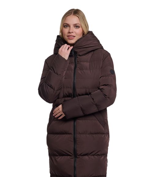 Keilafur Long Padded Coat - Peated