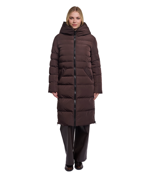 Keilafur Long Padded Coat - Peated