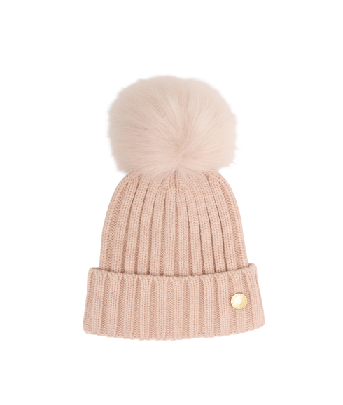 Conway Knitted Beanie Hat - Nutmeg