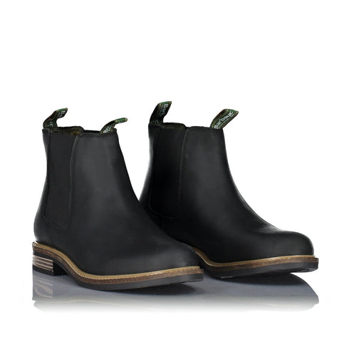 Farsley Leather Chelsea Boots - Black