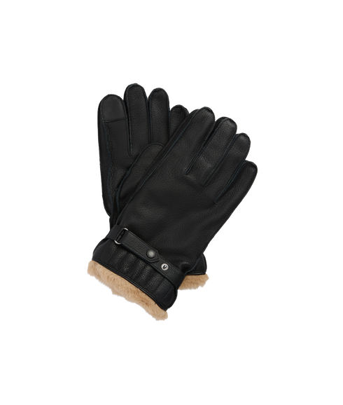 Leather Utility Gloves - Black
