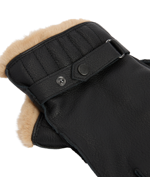 Leather Utility Gloves - Black