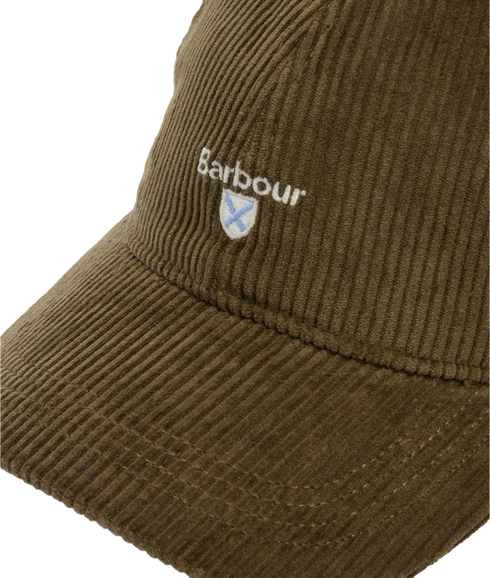 Preston Cord Cap - Olive