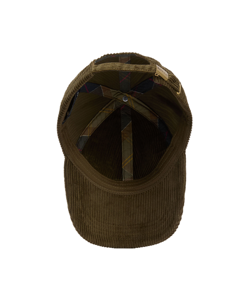 Preston Cord Cap - Olive