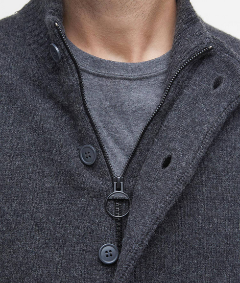 Ess Patch Zip - Charcoal Marl