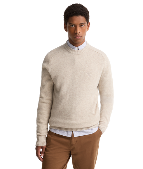 Newtown Crew Neck Sweater - Light Grey