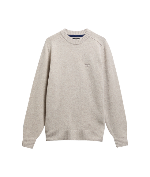 Newtown Crew Neck Sweater - Light Grey