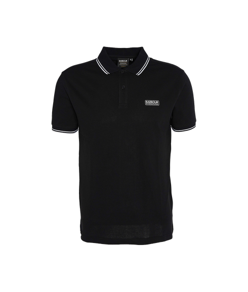 Evan Tipped Polo Shirt - Black
