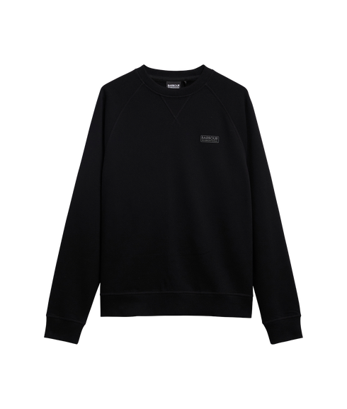 Essential Crew Neck Sweatshirt - Black / Pewter