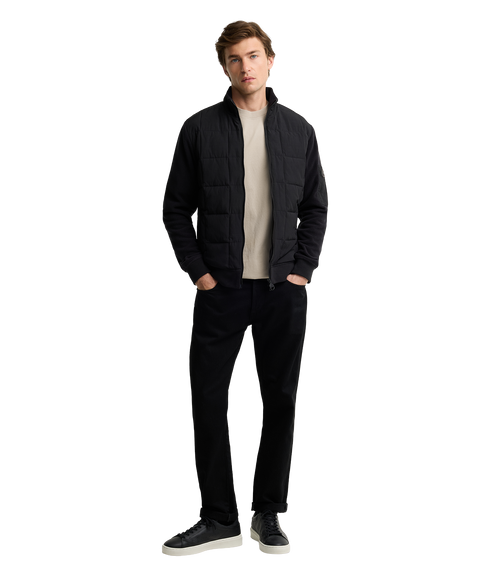Burnhope Quilted Sweat - Black