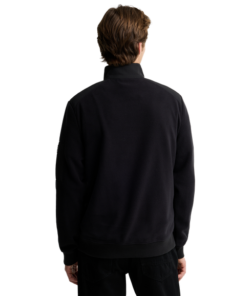 Burnhope Quilted Sweat - Black