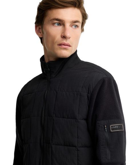 Burnhope Quilted Sweat - Black