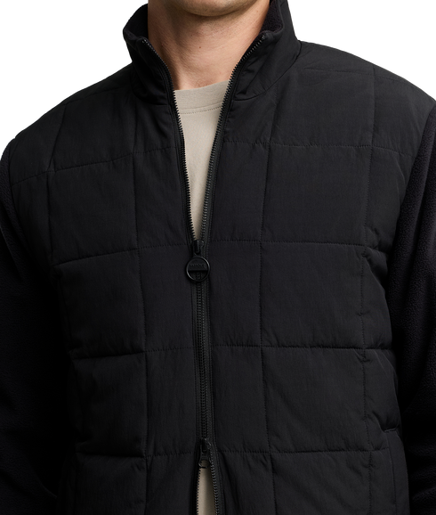 Burnhope Quilted Sweat - Black