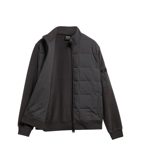 Burnhope Quilted Sweat - Asphalt