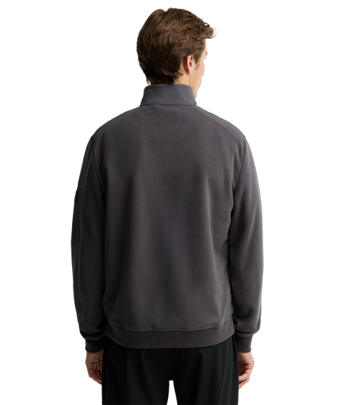Burnhope Quilted Sweat - Asphalt