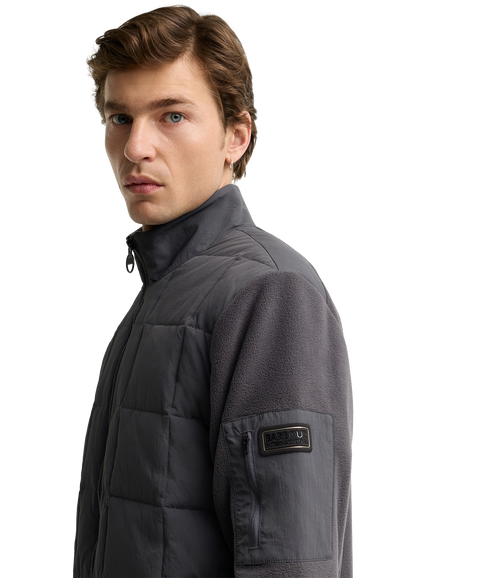 Burnhope Quilted Sweat - Asphalt