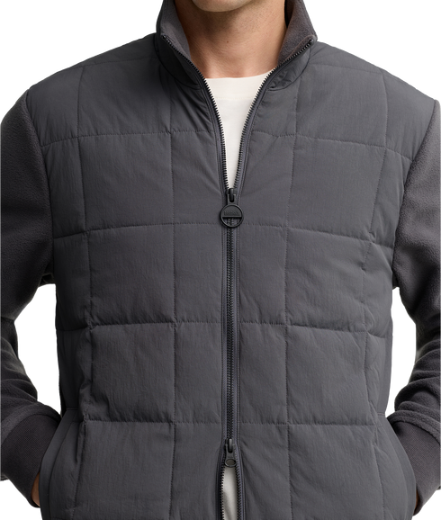 Burnhope Quilted Sweat - Asphalt