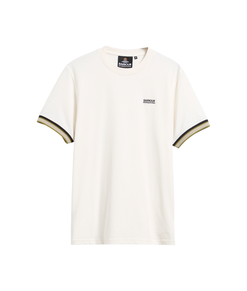 Newport Tipped T-Shirt - Whisper White