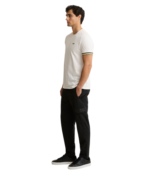 Newport Tipped T-Shirt - Whisper White