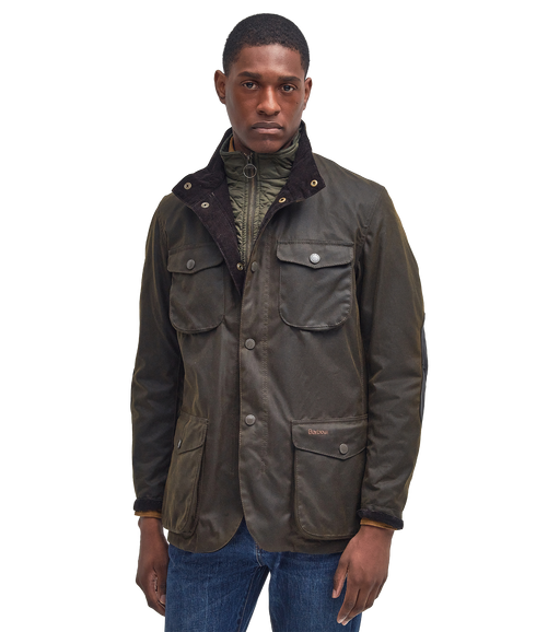 Ogston Wax Jacket - Olive
