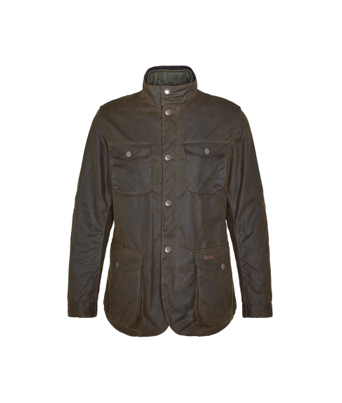 Ogston Wax Jacket - Olive