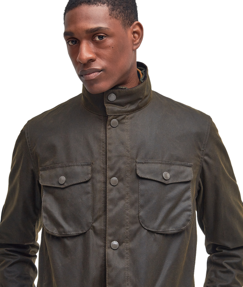 Ogston Wax Jacket - Olive