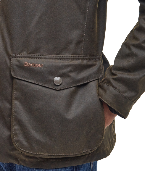 Ogston Wax Jacket - Olive