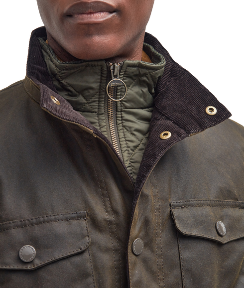 Ogston Wax Jacket - Olive