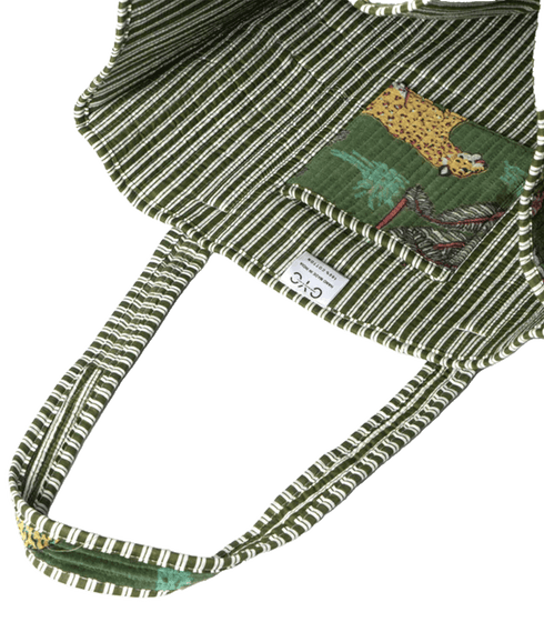 Ultimate Velvet Jungle Tote - Green