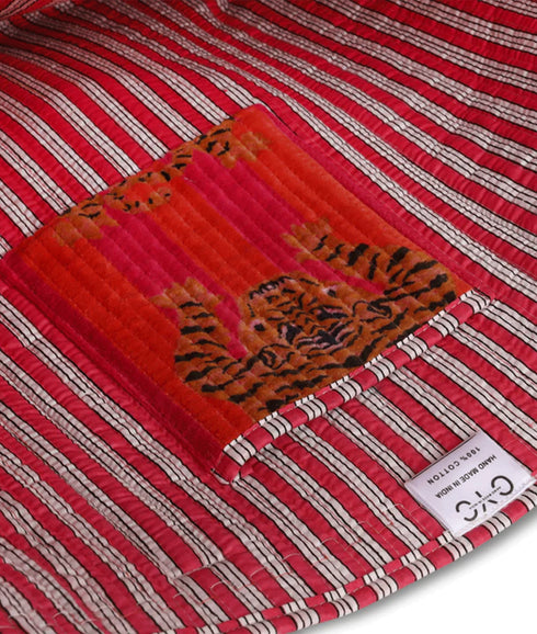 Ultimate Velvet Tibetan Tiger Tote - Multi