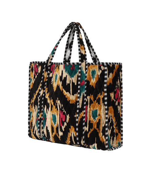 Ultimate Ikat Velvet Tote - Multi